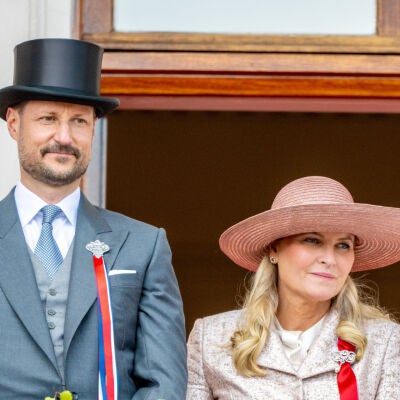 El pr&iacute;ncipe Haakon y la princesa Mette-Marit