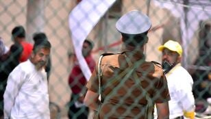 Polic&iacute;a Sri Lanka.