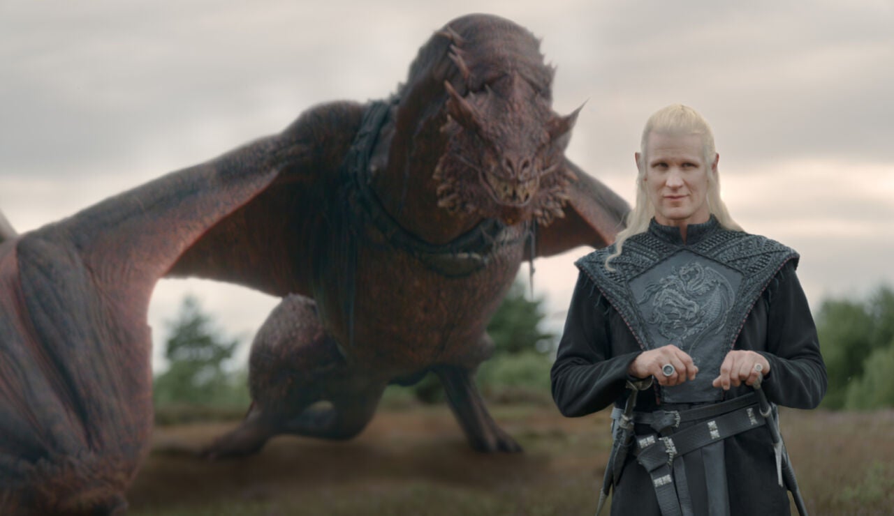 Matt Smith como Daemon Targaryen en La casa del drag&oacute;n