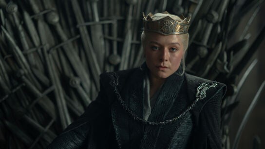Emma D'Arcy como Rhaenyra en La casa del drag&oacute;n