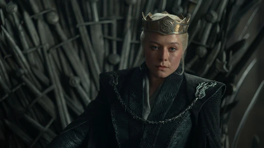 Emma D'Arcy como Rhaenyra en La casa del dragón Emma D'Arcy como Rhaenyra en La casa del dragón