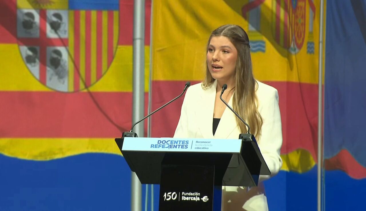 Primer discurso institucional de la infanta Sof&iacute;a en Zaragoza, streaming en directo