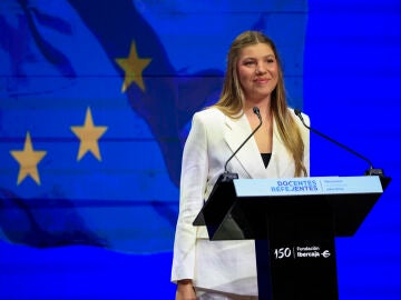 La infanta Sof&iacute;a pronuncia su primer discurso oficial en p&uacute;blico