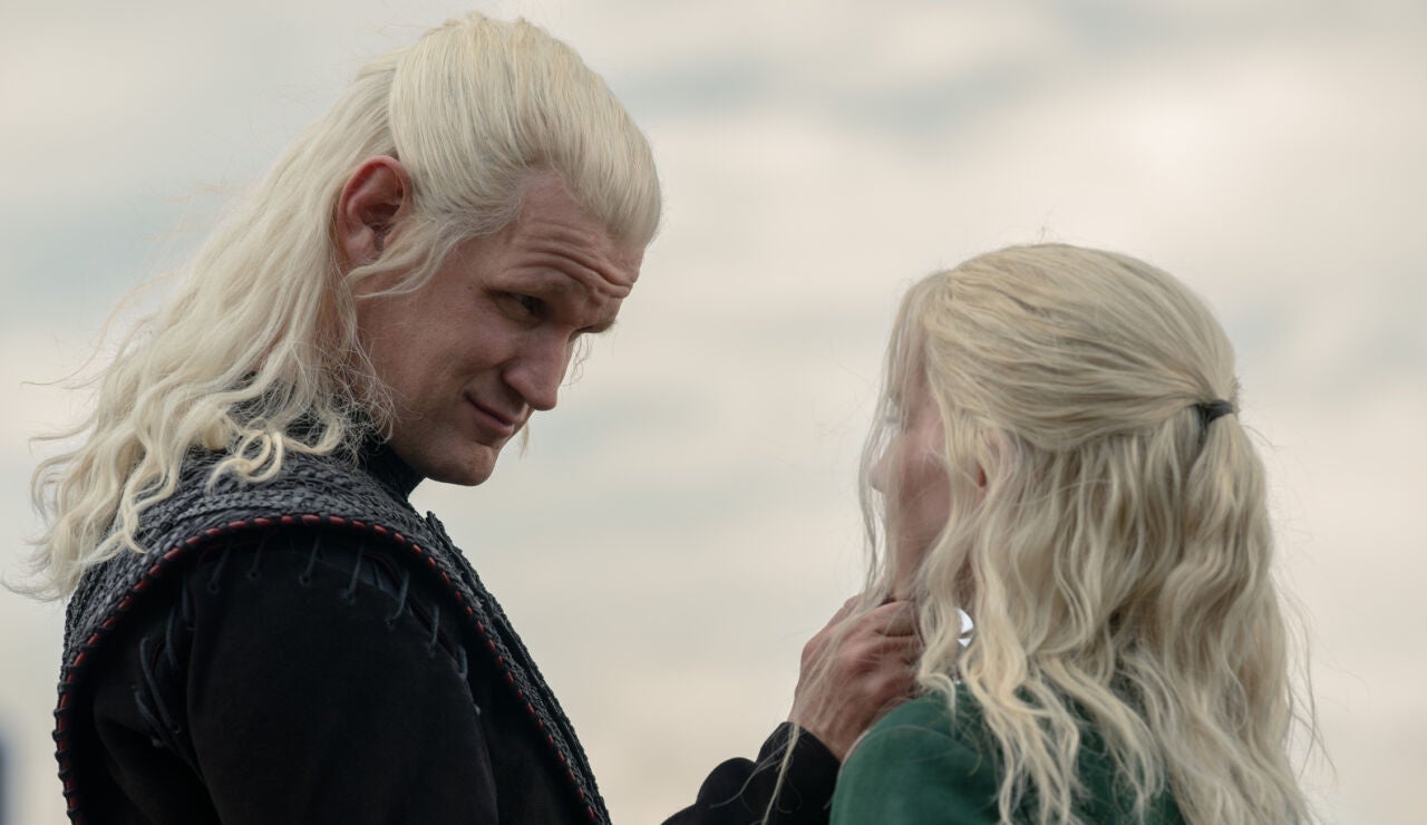 Matt Smith como Daemon Targaryen en La Casa del Drag&oacute;n