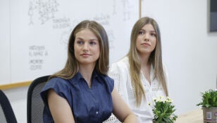 La princesa Leonor y la infanta Sof&iacute;a, en Zaragoza