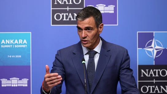 El presidente del Gobierno de España, Pedro Sánchez, en la cumbre de la OTAN El presidente del Gobierno de España, Pedro Sánchez, en la cumbre de la OTAN