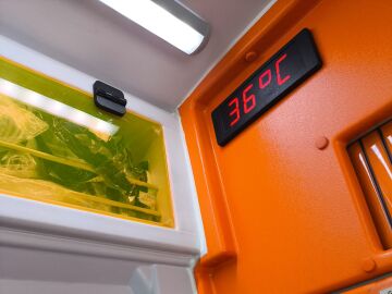 Temperatura en el interior de la ambulancia