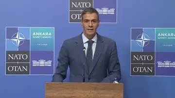 El presidente del Gobierno de España, Pedró Sánchez, en la cumbre de la OTAN El presidente del Gobierno de España, Pedró Sánchez, en la cumbre de la OTAN