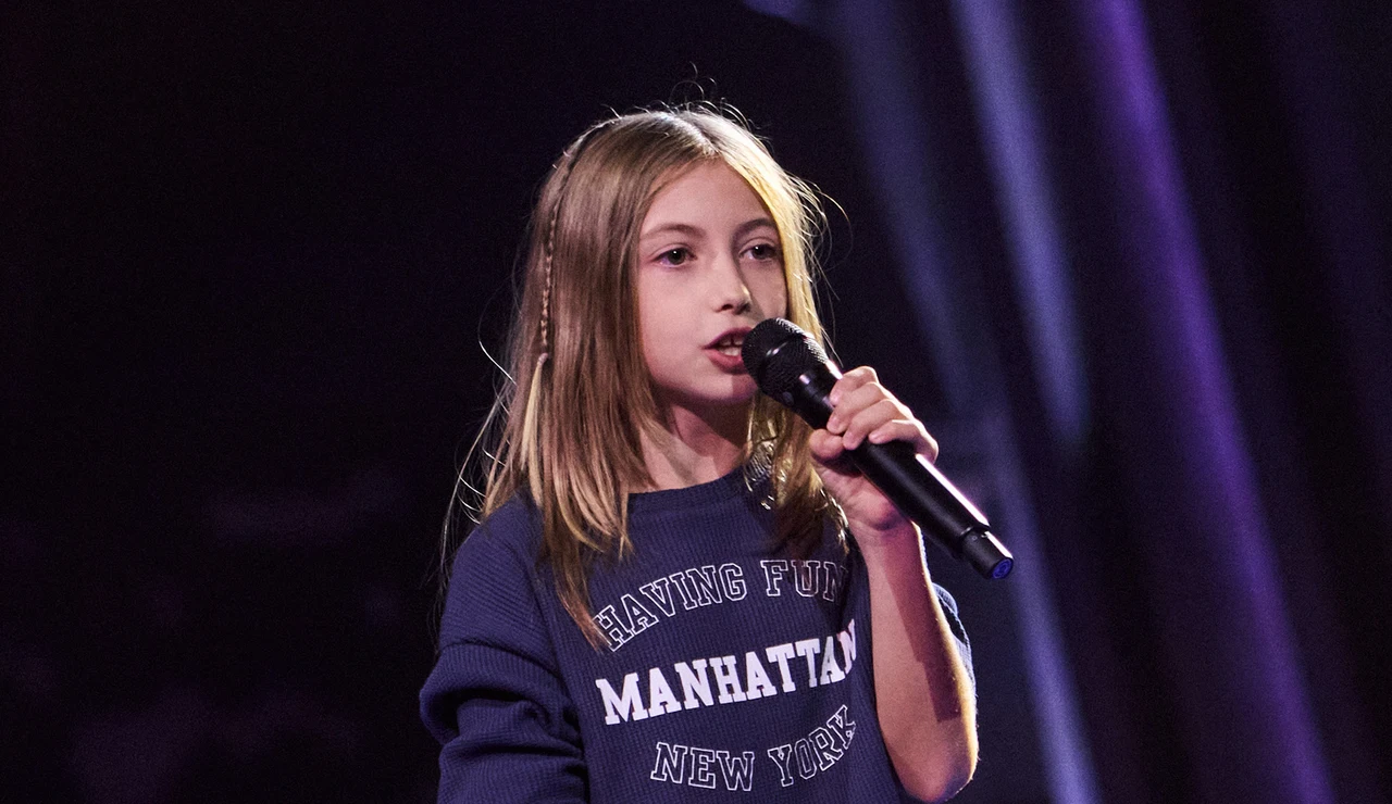 Lucía, talent de La Voz Kids