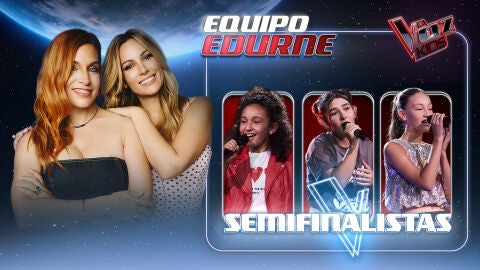 Equipo Edurne en La Voz Kids 2026
