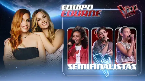 Equipo Edurne en La Voz Kids 2026 Equipo Edurne en La Voz Kids 2026
