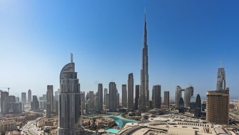 Imagen de archivo del skyline de Dubai.
