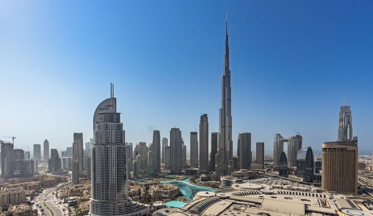 Imagen de archivo del skyline de Dubai.