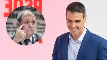 Imagen de Pedro Sánchez y de Juan Manuel Serrano Imagen de Pedro Sánchez y de Juan Manuel Serrano