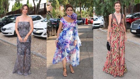 Sonia González, Paloma Segrelles y Nuria March, invitadas en la boda de Patricia Cerezo y Kiko Gámez