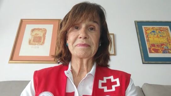 Mar&iacute;a Luisa, voluntaria en el incendio de Almer&iacute;a