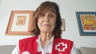 Mar&iacute;a Luisa, voluntaria en el incendio de Almer&iacute;a