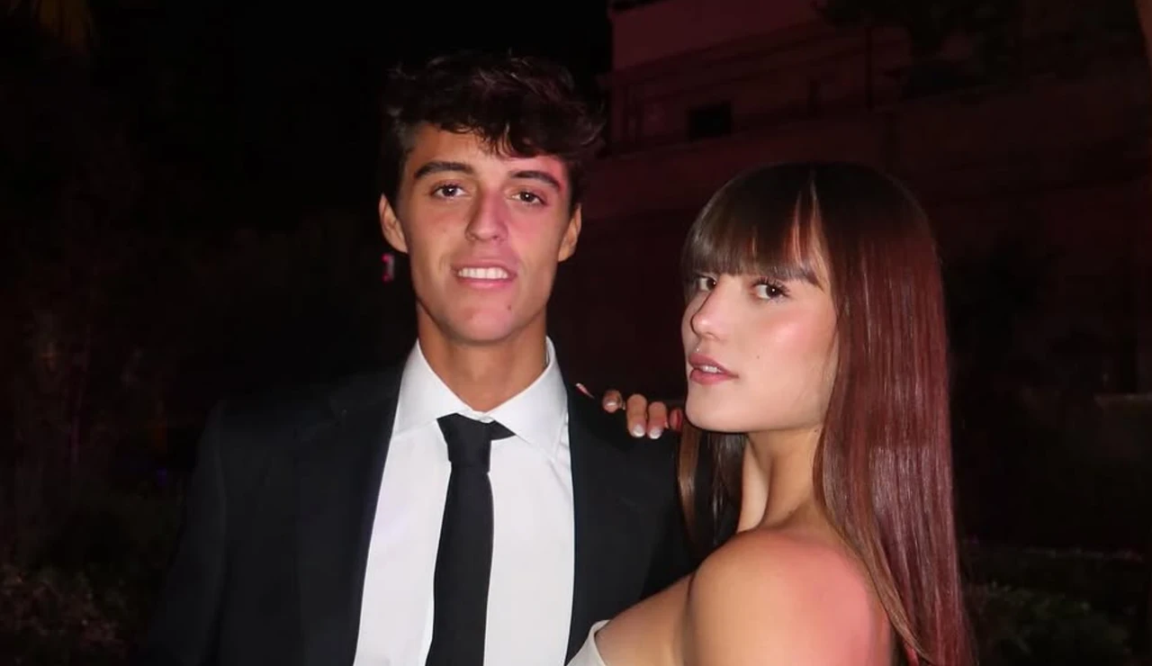 Juan Martín y Daniela Meroño en un evento
