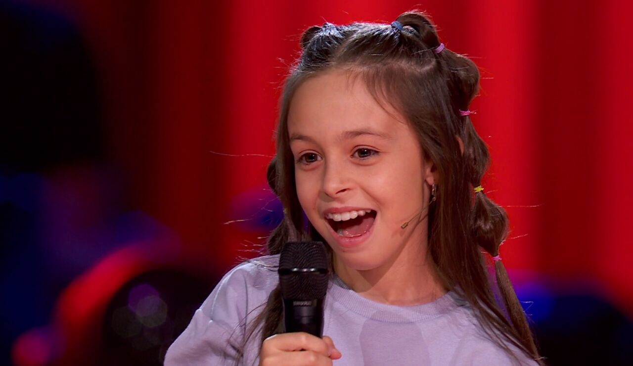 Luc&iacute;a, talent de La Voz Kids