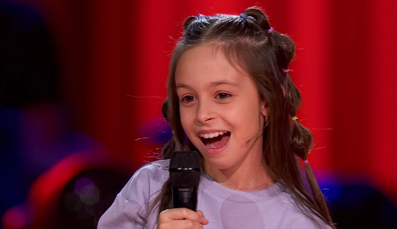 Lucía, talent de La Voz Kids