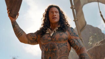 Dwayne Johnson como Maui en Vaiana