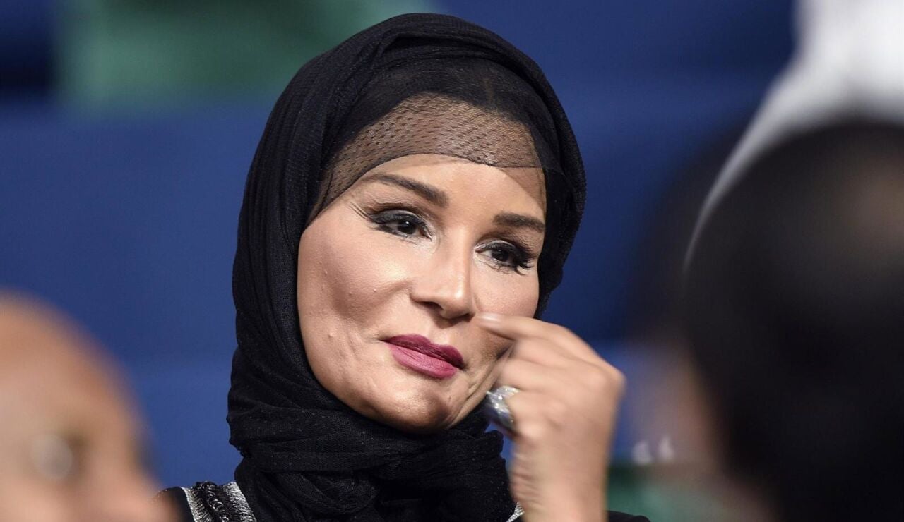 La jequesa Moza de Qatar