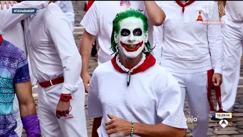 Detenido y sancionado el 'Joker' de San Fermín, la multa podría ir hasta los 6000 euros Detenido y sancionado el 'Joker' de San Fermín, la multa podría ir hasta los 6000 euros