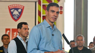 Pedro Sánchez pide un pacto climático desde el incendio de Los Gallardos: 