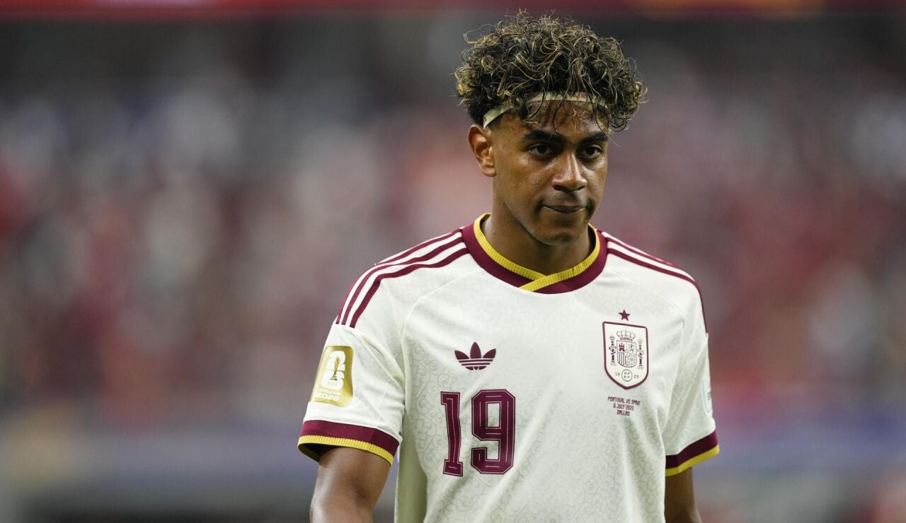 El futbolista de la selecci&oacute;n espa&ntilde;ola Lamine Yamal