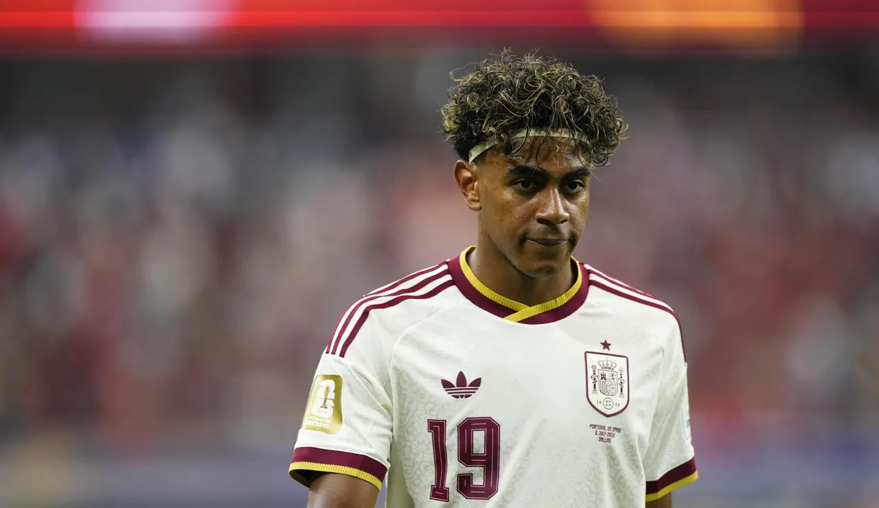 El futbolista de la selección española Lamine Yamal