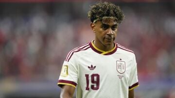 El futbolista de la selecci&oacute;n espa&ntilde;ola Lamine Yamal