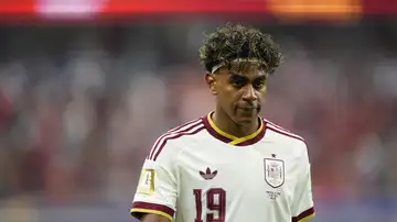 El futbolista de la selección española Lamine Yamal El futbolista de la selección española Lamine Yamal