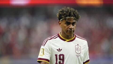 El futbolista de la selecci&oacute;n espa&ntilde;ola Lamine Yamal