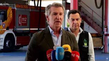 Alberto Núñez Feijóo y Juanma Moreno Alberto Núñez Feijóo y Juanma Moreno