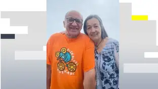 Imagen de Alazne Solabarrieta Lecea y Koldo Olalde, en un cartel de búsqueda tras el terremoto Imagen de Alazne Solabarrieta Lecea y Koldo Olalde, en un cartel de búsqueda tras el terremoto