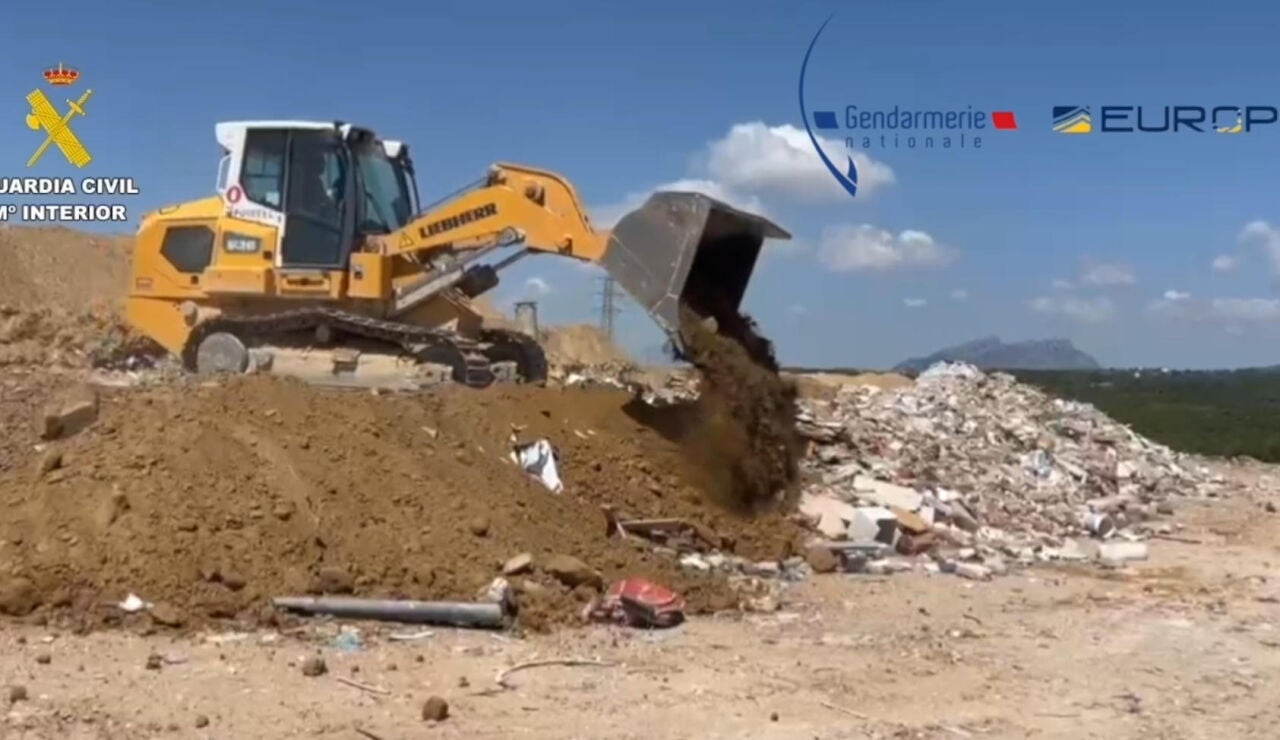 Las toneladas de basura procedente de Francia
