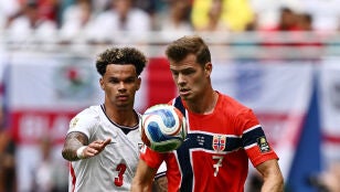 Sorloth durante los cuartos del Mundial ante Inglaterra