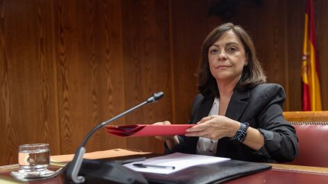 Imagen de la gerente del PSOE, Ana Mar&iacute;a Fuentes 