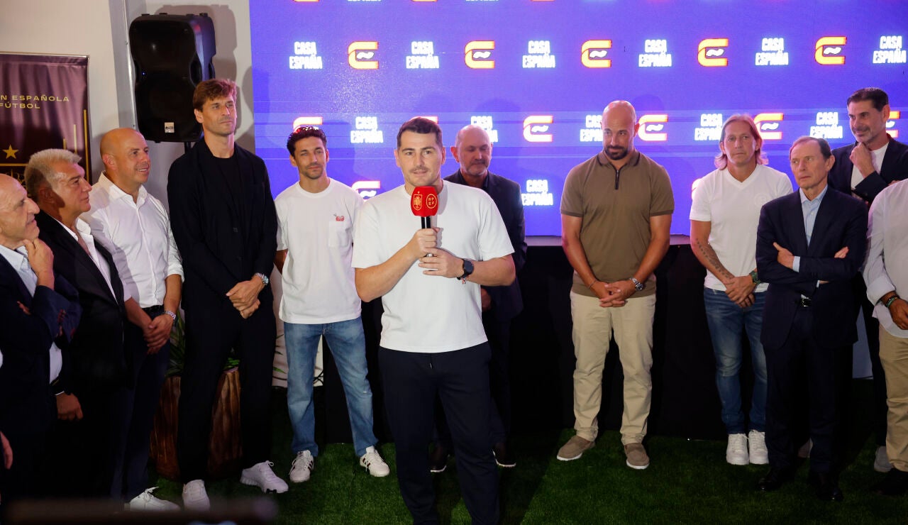 Iker Casillas, en la Casa de Espa&ntilde;a en Dallas