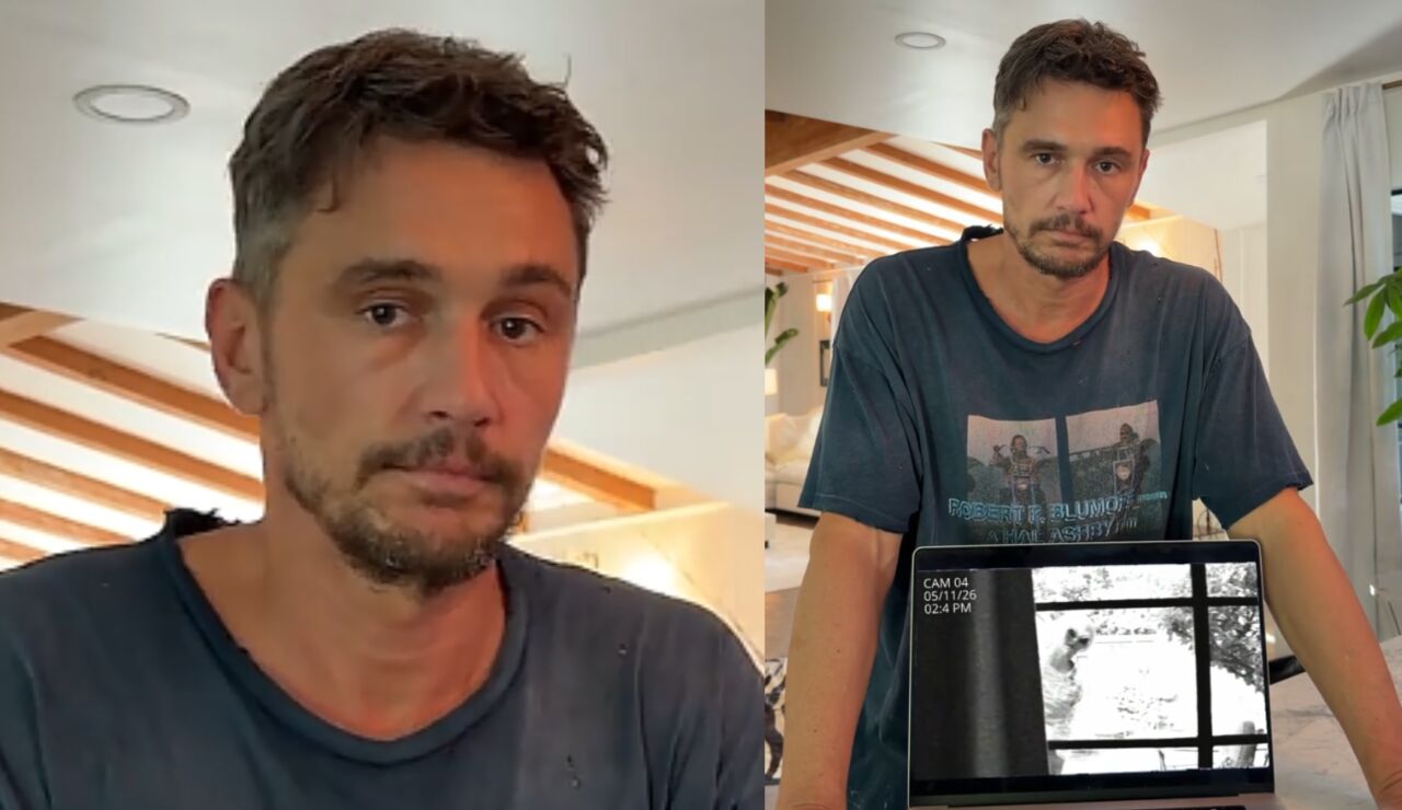 James Franco ense&ntilde;a un alien en TikTok