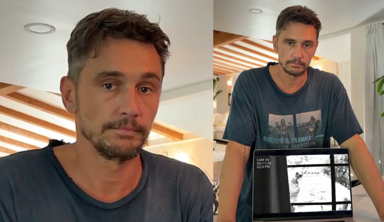 James Franco enseña un alien en TikTok