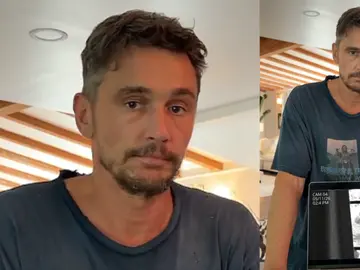 James Franco enseña un alien en TikTok James Franco enseña un alien en TikTok