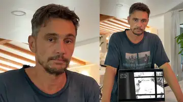 James Franco enseña un alien en TikTok James Franco enseña un alien en TikTok