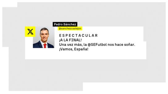 Imagen del tuit de Pedro S&aacute;nchez
