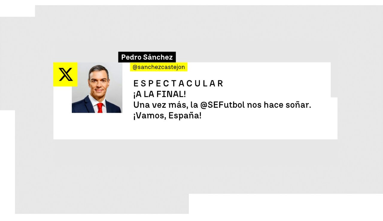 Imagen del tuit de Pedro S&aacute;nchez