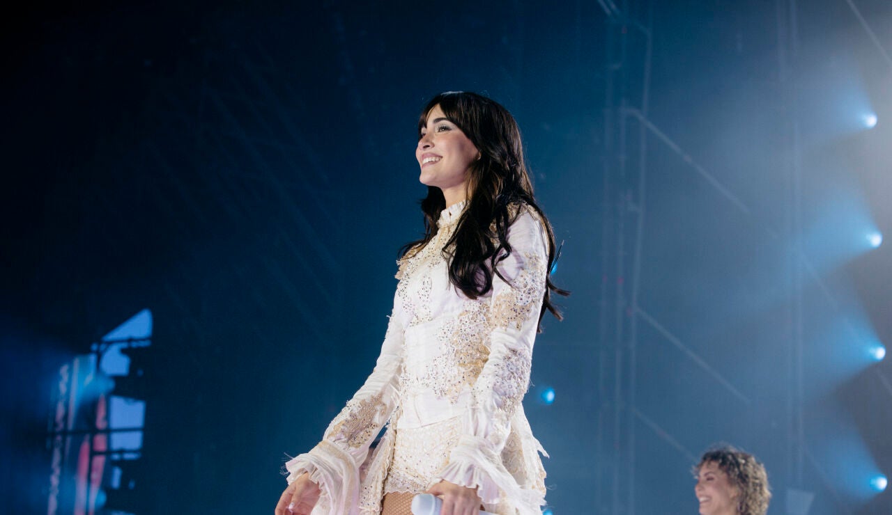 Aitana en uno de sus conciertos