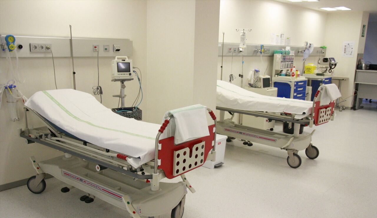 Camillas de hospital.