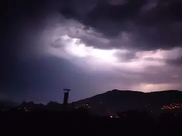 Imagen de una tormenta eléctrica Imagen de una tormenta eléctrica
