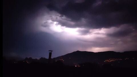 Imagen de una tormenta el&eacute;ctrica