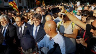 Imagen de Carles Puigdemont durante su huida 